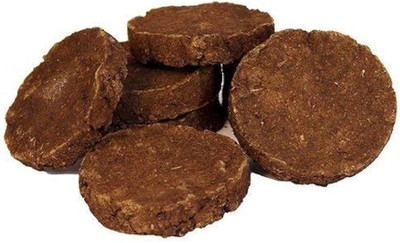 EcoFriendly Pure Gobar uplay (Pack of 18)| organic cow dung cake for pooja