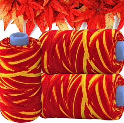 The Atharva-veda 3 Red Saffron MOLI Thread For Pooja, KALAWA, Rakshasutra, Mote Mauli- size Large Prayer Kit