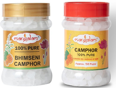 mangalam camphor Bhimseni & Tablet Jar Each 100gm(200 g)