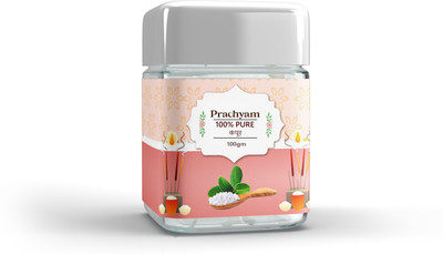 Prachyam Pure Camphor Long Burning Tablets for Pooja, Aarti, Diffuser & Home Fragrance(100 g)