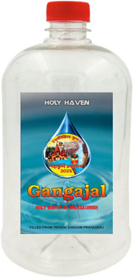 holy haven GANGAJAL FILLED FROM MAHAKUMBH TIRTHA KHETRA PACK OF 1 LTR(1 L)
