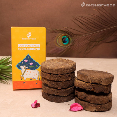 Aksharveda Cow Dung Cakes/ Uple