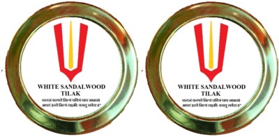 Ame Collection Pack Of 2 Precious White Sandalwood Tilak Made With Real White Sandalwood