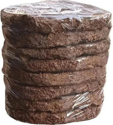SHRI INDUSTRIES Cow Dung Cake for Havan/Organic Gobar ka Upala (Set of 10)(300 g)