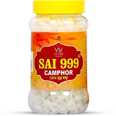SAI999 Camphor Tablet Jar( 1000 Tablets * Pack Of 1) For Puja,Aarti,Meditation,Havan.(1000 g)