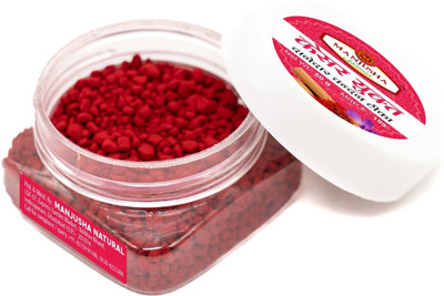 manjushanatural Natural Kesar Chandan Powder Red Tika/ Tilak Prepared With Spiritual Mantra(50 g)