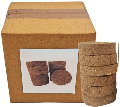 KAPGGRILA 40 Pieces Desi Cow Dung Cakes |Gobar, Kunde, Upale | Size-2.5 inch Round