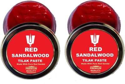 Badalteyalfaaz Pack of 2 Premium Red Sandawood Paste Tilak Made With pure & Rare Red Sandalwood