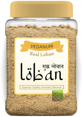 Vedanum Semi Fine Loban Crystals Jar for Easy Burning in Dhoop and Dhuni || Pack of 1