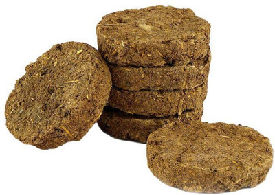 PANALALJI Organic Handmade Gobar Upla/uplay Cow/Kande/Cow Dung Cake for Hawan&Religious