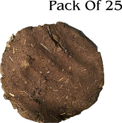 SAMPHER Cow Dung Kande Cow Gobar Uple Pack Of 25