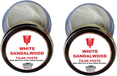 Badalteyalfaaz Pack Of 2 White Sandalwood Paste Made With Pure & Rare Sandalwood