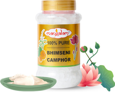 MANGALAM Bhimseni Camphor 250g Jar - Pack of 1(250 g)
