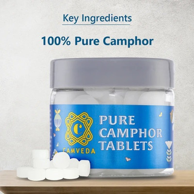 ASHUPARTH Pure Camphor/Kapoor : 100 Grams of Spiritual Purity for Your Rituals(100 g)