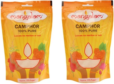 Magalam Camphor Tablets Pouch 250gm 375 Pujas pack of 2