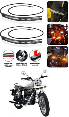 LOVMOTO Front LED Indicator Light for Royal Enfield 500(Multicolor)