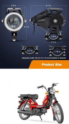 PECUNIA LED Fog Lamp Unit for Universal For Car Universal For Car