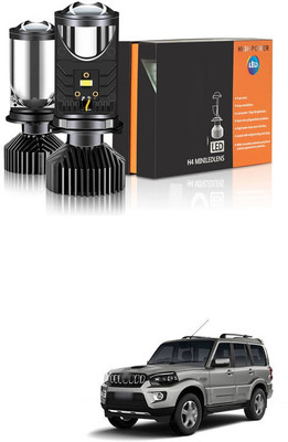 LOVMOTO H4/9003/HB2 LED Headlight Bulbs with Mini Projector Lens Canbus Hi/Lo Beam sg120 Car Fancy Lights(White)