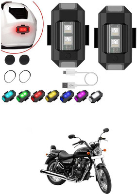 LOVMOTO Front, Rear LED Indicator Light for Royal Enfield Thunder Bird 350(Multicolor)