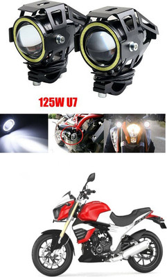 PECUNIA Headlight U7 DRL Fog Lights Driving Running Light 105 Headlight Car, Motorbike LED (12 V, 36 W)(Universal For Bike, Universal For Car, Pack of 2)
