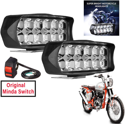 Generox LED Fog Light for Royal Enfield Bullet Trials 350