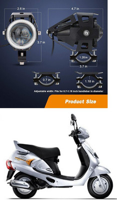PECUNIA LED Fog Lamp Unit for Universal For Car Universal For Car