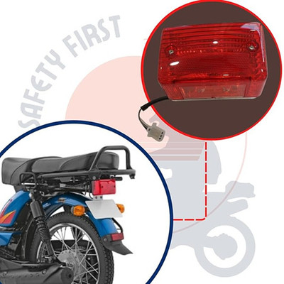 greygator Halogen Tail-light for TVS Super XL