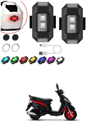 LOVMOTO Front, Rear LED Indicator Light for Mahindra Rodeo RZ(Multicolor)