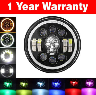 ASRYD LED Headlight for Universal For Bike, Mahindra, Royal Enfield Universal For Bike, Universal For Car, Mahindra