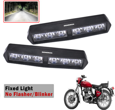 Generox LED Fog Light for Royal Enfield Bullet Electra