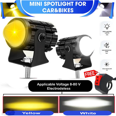 Pious LED Fog Light for Tata Universal For Bike