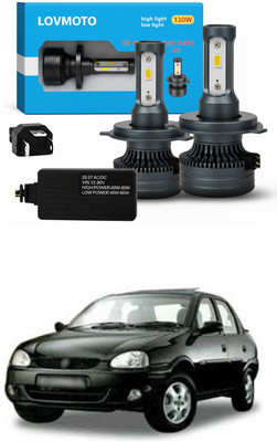 LOVMOTO Universal 130w+130w M3 Mini H4 LED Bulb AC/DC Led Headlight Bulb white sg66 Headlight Car, Motorbike LED for GM (12 V, 260 W)(Hummer H3, Pack of 2)