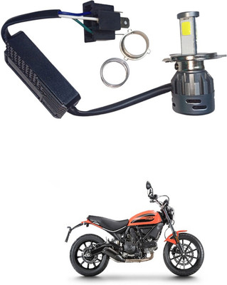 LOVMOTO Universl H4 LED Headlights Bulbs for Motorcycle X141 Headlight Car, Motorbike LED for Mahindra (12 V, 12 W)(Rodeo RZ)