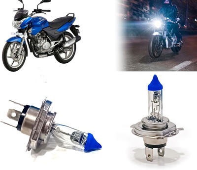 AUTO PEARL Halogen H4 Front Headlight Bulb Ultra Bright for Discover 135 Headlight Motorbike Halogen for Bajaj (12 V, 35 W)(Discover, Pack of 1)