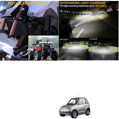PECUNIA LED Fog Lamp Unit for Mahindra Universal For Car