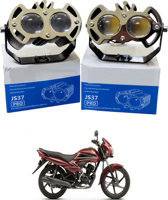 LOVMOTO Universal Mini Driving 2 Lens Heavy eagle Fog Light Lamp Projector Lens sg354 Headlight Car, Motorbike LED for TVS (12 V, 72 W)(Sport, Pack of 1)