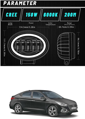 PECUNIA LED Fog Lamp Unit for Hyundai Verna