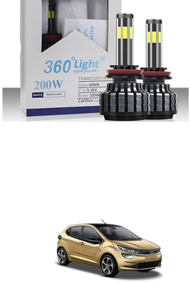 LOVMOTO LED Headlight Bulbs 6 Side Lighted H4 High Low Beam Kit White Bright sg467 Car Fancy Lights(White)