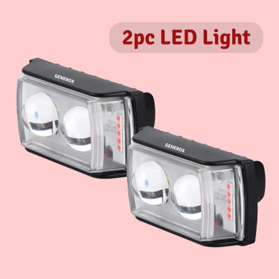 Generox LED Fog Light for Universal For Bike