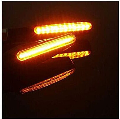 BR TrendZ Side LED Indicator Light for Hero Splendor Pro(Yellow, Blue)