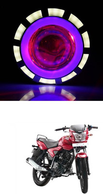 PECUNIA High/Low Beam LED Projector Lens Dual Angel Devil Eye Head Lamp 94 Headlight Car, Motorbike LED (12 V, 36 W)(Universal For Bike, Universal For Car, Pack of 1)