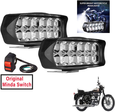 Generox LED Fog Light for Royal Enfield Twin spark