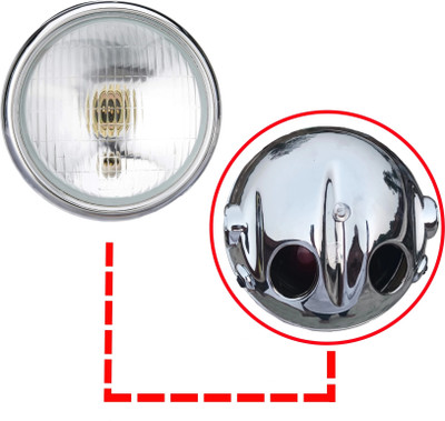 Y retail Halogen Headlight for Yamaha RX-100, RX-135