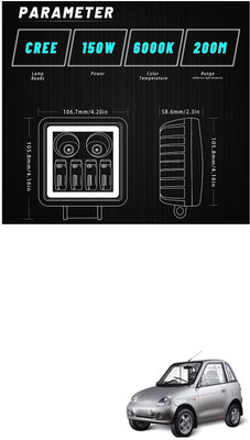 PECUNIA LED Fog Lamp Unit for Mahindra Universal For Car