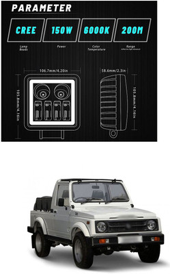 PECUNIA LED Fog Lamp Unit for Maruti Suzuki Universal For Car