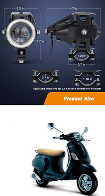 PECUNIA LED Fog Lamp Unit for Universal For Car Universal For Car