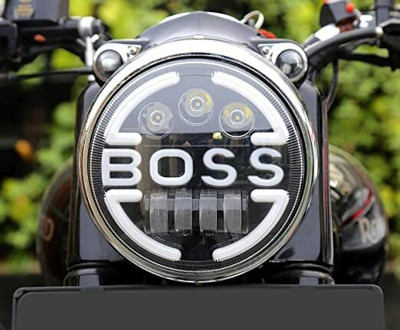 RKD LED Headlight for Royal Enfield Bullet 350, Bullet Electra, Bullet Trials 350, Bullet Trials 500