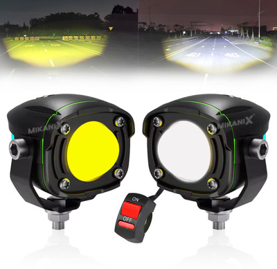 MIKANIX LED Fog Light for Universal For Bike Universal For Car