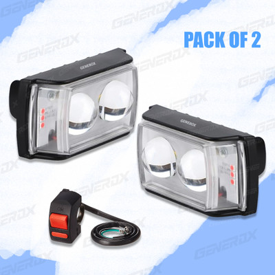 Generox LED Fog Light for Universal For Bike