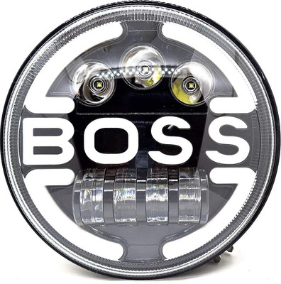 BR TrendZ LED Headlight for Royal Enfield Bullet 350, Bullet Electra, Classic 350, Classic 500, Thar